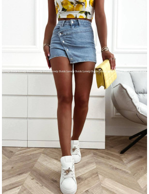 SPÓDNICO SPODENKI PRZEKŁADANE Z GUZICZKAMI