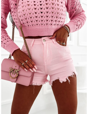 SPODENKI JEANSOWE Z OZDOBNYMI KIESZENIAMI