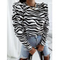 copy of copy of WELUROWOWA BLUZKA Z MARSZCZENIAMI FLUO PANTERKA
