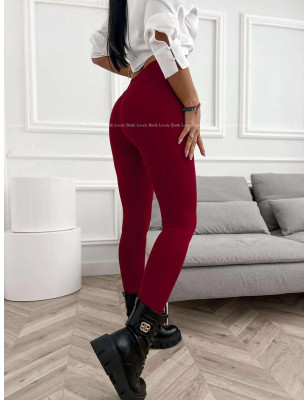 MODELUJĄCE LEGGINSY Z MARSZCZENIAMI B BORDO