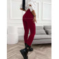 MODELUJĄCE LEGGINSY Z MARSZCZENIAMI B BORDO MODELUJĄCE LEGGINSY Z MARSZCZENIAMI B BORDO