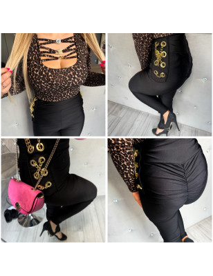 LEGGINSY LYCRA Z ŁAŃCUSZKIEM