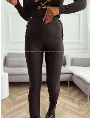 LEGGINSY LYCRA Z ŁAŃCUSZKIEM