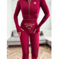 LEGGINSY Z ŁAŃCUSZKAMI BORDO LEGGINSY Z ŁAŃCUSZKAMI BORDO