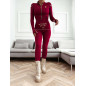 LEGGINSY Z ŁAŃCUSZKAMI BORDO LEGGINSY Z ŁAŃCUSZKAMI BORDO