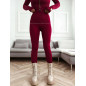 LEGGINSY Z ŁAŃCUSZKAMI BORDO LEGGINSY Z ŁAŃCUSZKAMI BORDO