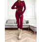 LEGGINSY Z ŁAŃCUSZKAMI BORDO LEGGINSY Z ŁAŃCUSZKAMI BORDO