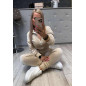 WELUROWY KOMPLET BLUZA + SPODNIE ZE ŚCIAGACZEM BEŻOWY WELUROWY KOMPLET BLUZA + SPODNIE ZE ŚCIAGACZEM BEŻOWY
