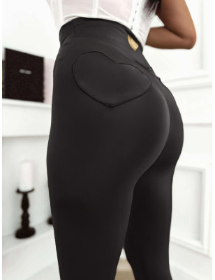 MODELUJĄCE LEGGINSY MEGA PUSH UP Z SERDUSZKIEM