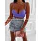 copy of RIBBED PUSH UP TOP WITH GOLDEN CHAINS