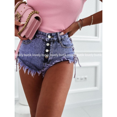 SPODENKI JEANSOWE Z WIĄZANIEM