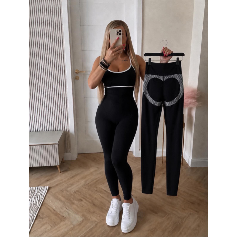 Kopie von Kopie von ANTYCELLULITOWE LEGGINSY WYSZCZUPLAJĄCE CZARNE