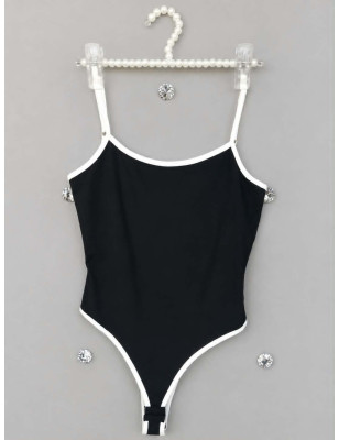 BODY Z LAMPASAMI CZARNE