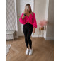 SWETER Z OZDOBNYM WIĄZANIEM 8 KOLORÓW SWETER Z OZDOBNYM WIĄZANIEM 8 KOLORÓW