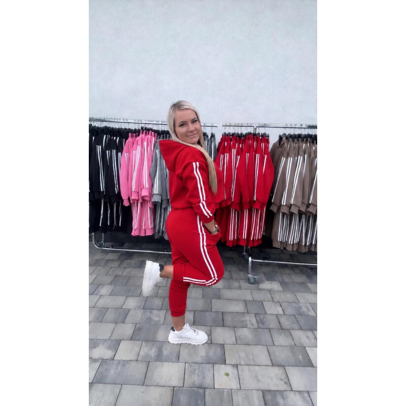 Kopie von Kopie von Kopie von KOMPLET DRESOWY Z LAMPASAMI BLUZA I SPODNIE CUKIEREK