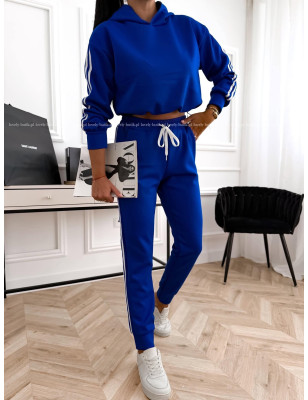 KOMPLET DRESOWY Z LAMPASAMI BLUZA I SPODNIE CHABROWY