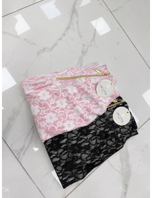 LEGGINSY KORONKOWE Z ZAMKIEM 3 KOLORY