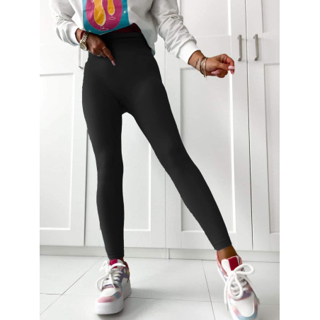 LEGGINSY SUPER MODELUJĄCE PUSH UP CZARNE