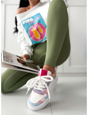 LEGGINSY SUPER MODELUJĄCE PUSH UP OLIWKA